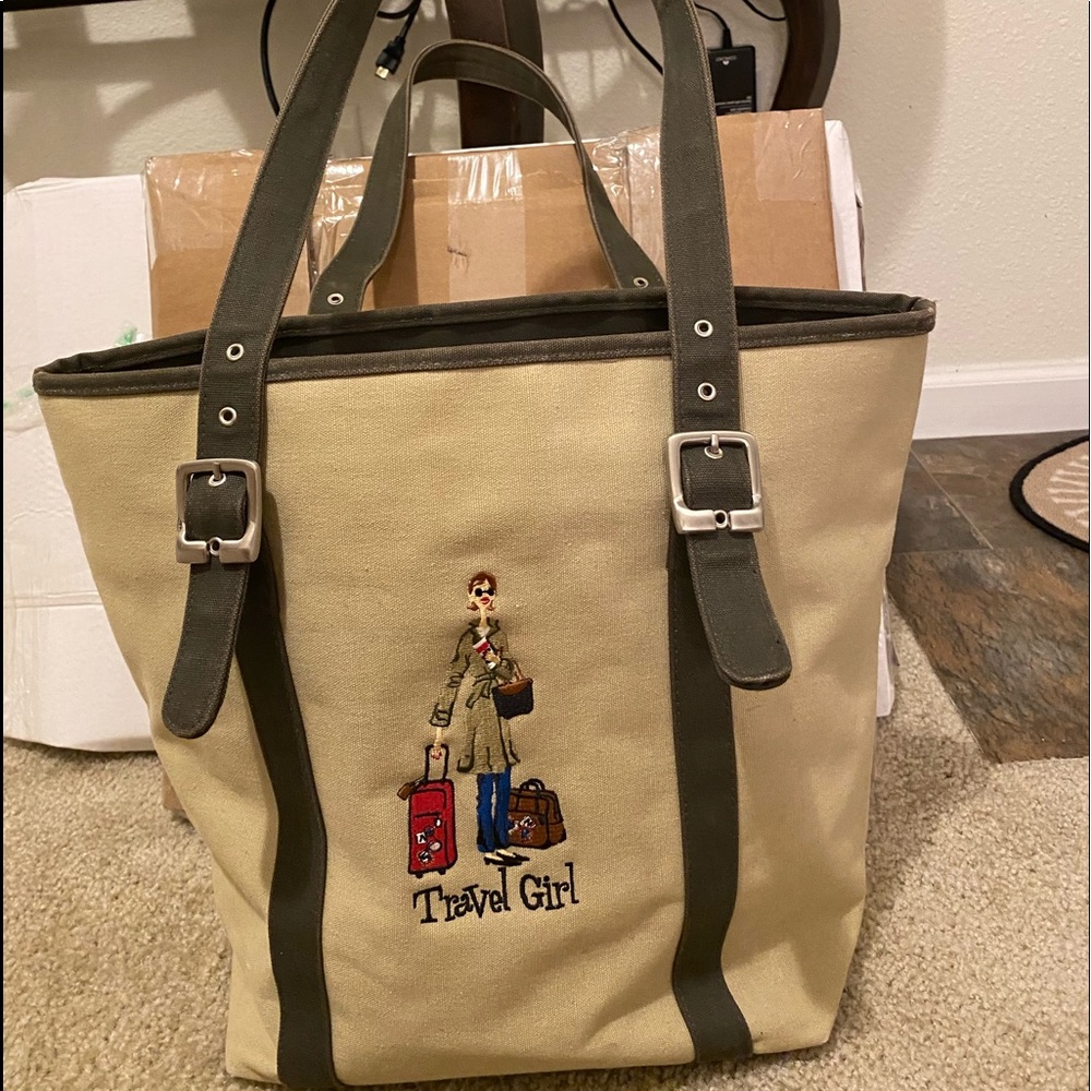 Marshall Fields “ The. Girls” Canvas bag